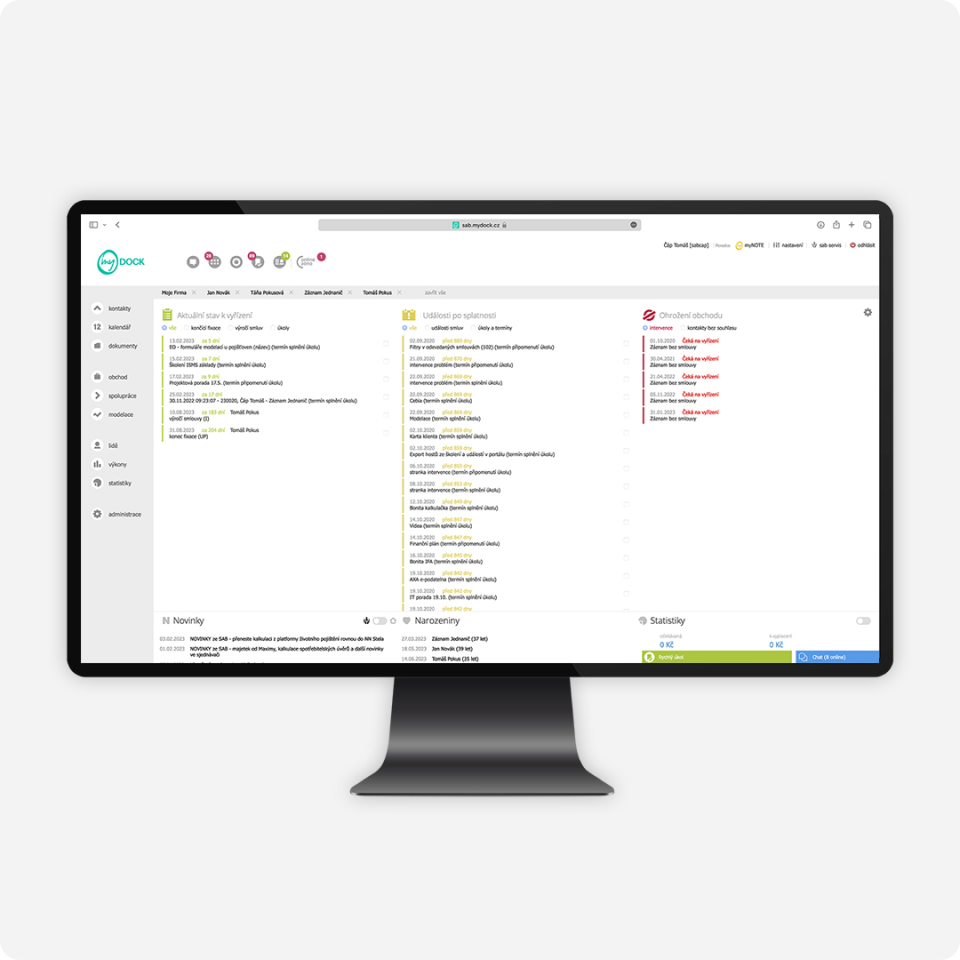 Propojeno myDOCK